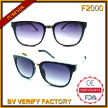F2000 Новые продукты площадь смешанного материала солнцезащитные очки, изготовленные из "Чжэцзян"